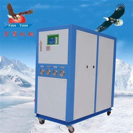 工业制冷 水冷壳管式冷水机 电镀工业冷水机