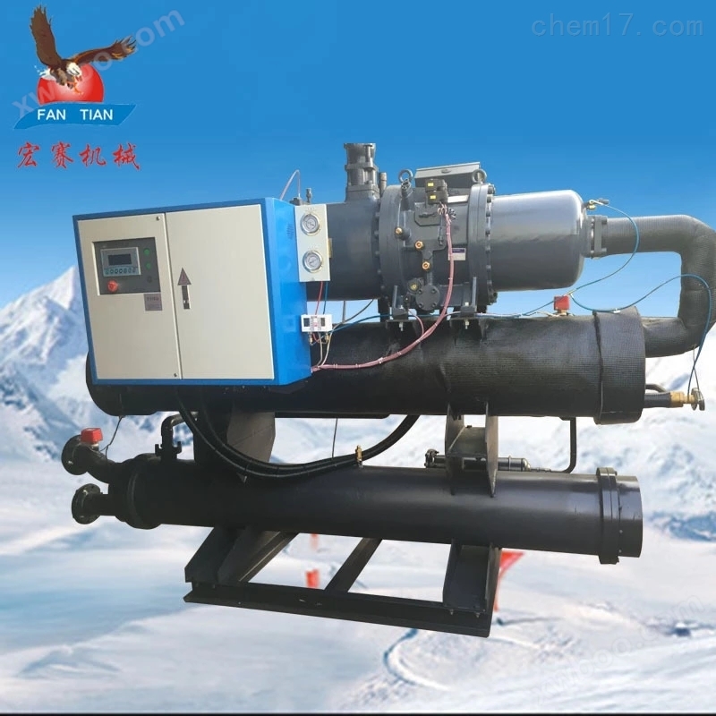 工业制冷螺杆式冷水机 宏赛低温开放式冷水机厂家
