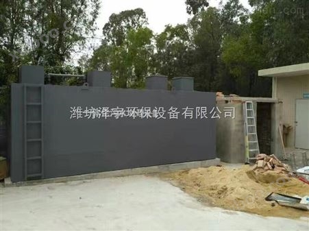 汉寿县养殖场污水处理设备工作原理/地埋一体化设备工艺流程