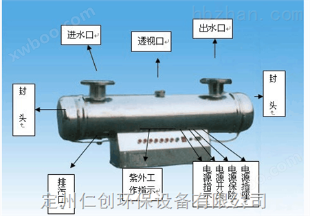 贵州赤水316不锈钢紫外线消毒器过流式