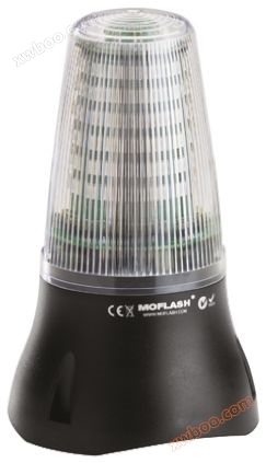 Moflash LEDD 125 系列 白色灯罩 LED, 稳定灯光 信号灯塔 LEDD125-04-05, 230 V 交流, 底座安装 