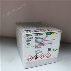 MERCK默克COD检测试剂盒1.14541.000125-1500mg/l
