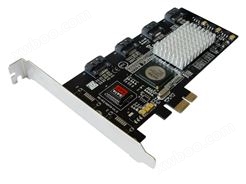 PCIe转4口SATA2扩展卡 raid卡 磁盘阵列卡，MM-PCE3124-4IR