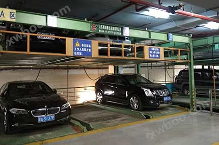 广州东山酒家PSH沉坑式3层升降横移式立体车库机械式立体停车设备
