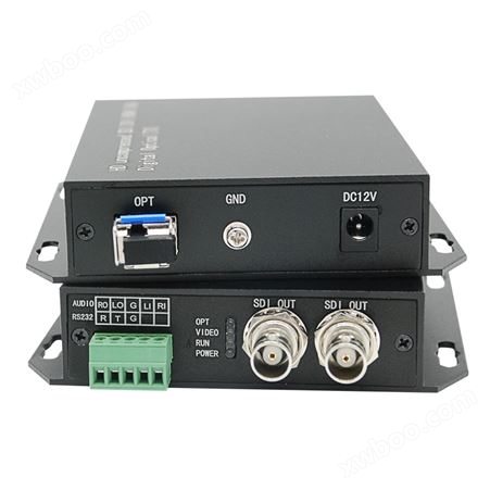 3G/HD/SD-SDI 无压缩光端机 单模单纤 LC