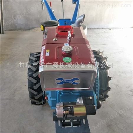 新型15马力手扶拖拉机 柴油微耕机
